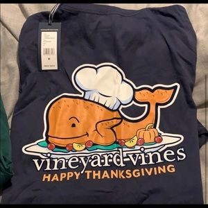 Thanksgiving Vineyard Vines Shirt. Tags are now off and worn once.